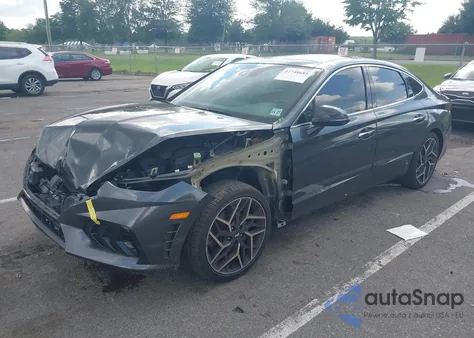 2023 Hyundai Sonata N Line из США, поврежденный, VIN KMHL14JC8PA261371